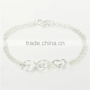 Smart Bracelet Heart Link Fashionable Jewelry Wholesale BR003-17 thumbnail-3