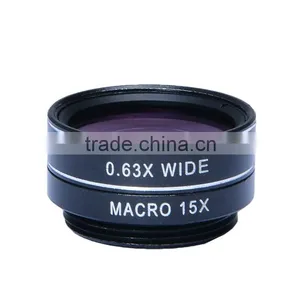 5 in 1 Phone Lens Mobile Phone Camera Wide Angle Macro Fisheye Zoom Filter 5pcs Camera Lens Set for IPhone Samsung Huawei thumbnail-2