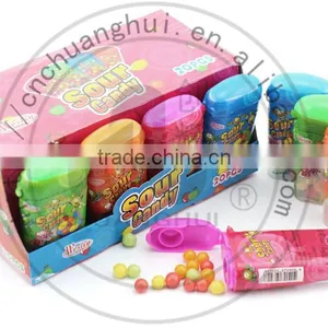 8g Colorful Small Sour Candy Ball in Bottle thumbnail-2