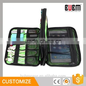 BUBM Eco-Friendly Feature Personal Cable Organizer Bag for Ipad and Phone Accessories thumbnail-2