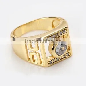 Gay Men Couple Engagement Engraved 925 Sterling Silver New Gold Ring thumbnail-2