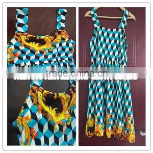 45*45 100*80 54/55" 110-115gsm Reactive Printing / Flat Screen Printing 100 Viscose Print Fabric thumbnail-4