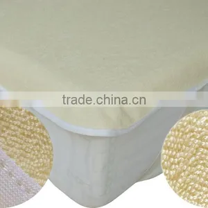 China Goods Wholesale Cotton Terry TPU Bed Cover Sheet thumbnail-6
