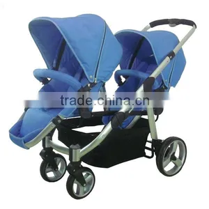 Light and Compact Twin Baby Stroller , Best Twin Baby Strollers Made in China 3 in 1 thumbnail-1