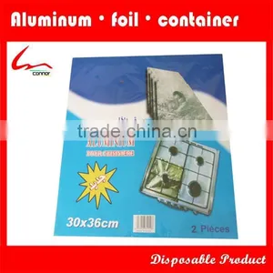 50*60 Aliminun Foil Gas Stove Protector With 4 Holes thumbnail-2