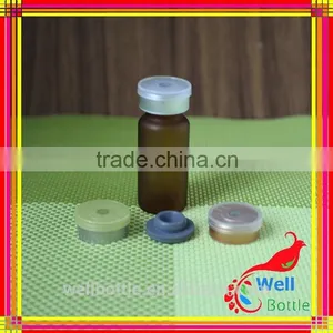 Pharmaceutical Amber Glass Bottle for Penicillin Bottle With Aluminum Cap for Pill Bottle With Flip Top Cap thumbnail-3