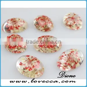 Most Popular Style Resin Preserved Flowers for Jewelry, Real Pressed Flower Pendant, Pressed Flower Earrings thumbnail-1