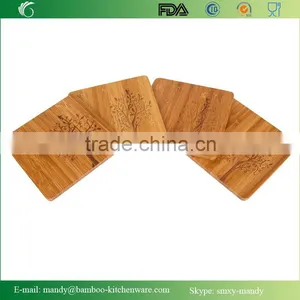 Bambu Coasters With Tree Motif, Set of 4 thumbnail-2