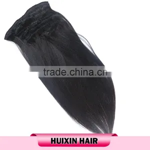 2016 New Products Own Brand HUIXIN Direct Factory Best Price Clip In Eurasian Hair Extensions thumbnail-3
