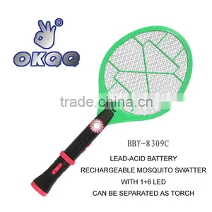 BBY-8309G LED TORCH ELECTRUC MOSQUITO SWATTER BAT ZAPPER thumbnail-5
