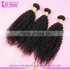 Unprocessed Malaysian Jerry Curl Virgin Hair Weave thumbnail-2