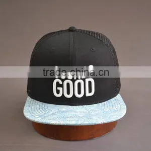Custom Mesh Fabric 6-panel Cap With Embroidery Logo thumbnail-2