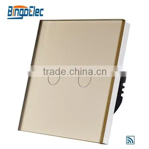 Wireless Power Switch,EU Standard 2gang Remote Touch Electrical Switch thumbnail-1