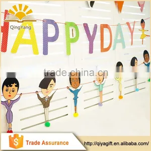 Hanging Birthday Party Cartoon Human Figure Banner Party Decorations thumbnail-1