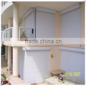 Aluminium Rolling Shutters Roll up Window With Auto Roller Shutter Motor thumbnail-3