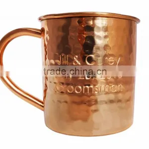 Promotional Copper Cup Absolut Solid Manufacturer Moscow Mule Copper Mugs thumbnail-1