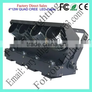 American DJ Zipper 4-Head Barrel Mirror Scanner 4pcs 10W RGBW 4IN1 LED Disco DJ Light thumbnail-4