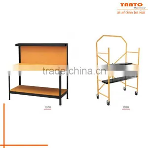 High Quality Metal Scaffold Folding Wooden Work Bench Table With Drawers thumbnail-2