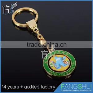 Customized Canadian Shopping Cart Coin Key Chain Cheap for Sale thumbnail-5