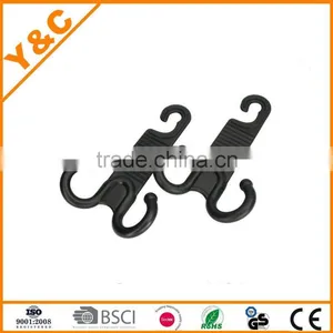 Simple Black Plastic Car Hook thumbnail-1