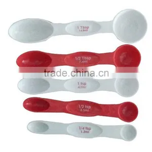 5 Pcs Magnetic PP Kitchen Cooking Plastic Measuring Spoon thumbnail-2