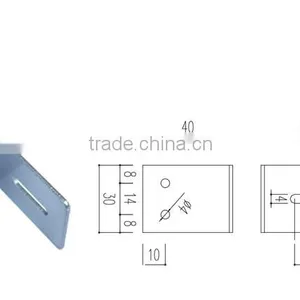 Furniture Usage Galvanized Metal Angle Corner Bracket thumbnail-2