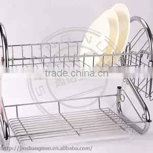 2016 Hot Sale Stainless Steel Double Tier Dish Rack thumbnail-4
