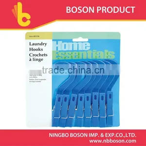 8pcs Plastic Laundry Hook thumbnail-1