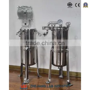 Stainless Steel Industrial Movable Filter Food Grade Single Bag Filter thumbnail-5
