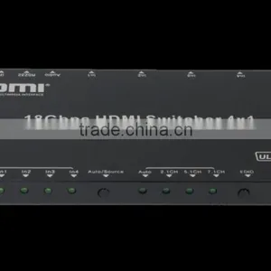 New Arrival VOXLINK Black 2.0 4*1 4K 60HZ HDMI Switcher US thumbnail-4