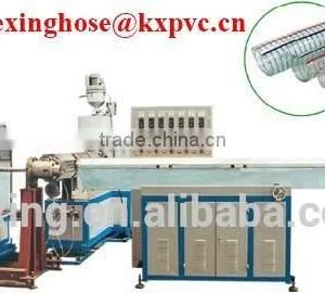 Pvc Spiral Steel Wire Reinforced Hose Extruding Line Machine thumbnail-1