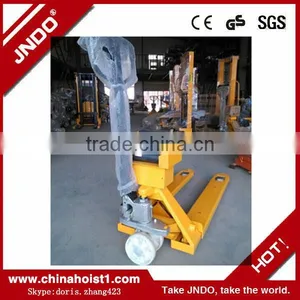 2t Hand Portable Battery Powered Hydraulic Pallet Truck thumbnail-1