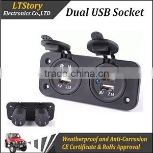 Usb Female Car Cigarette Lighter Socket thumbnail-1