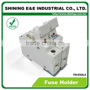 FS-032L2 Rail Mounted Cartridge Type AC DC 380V 32A Fuse Carrier thumbnail-3