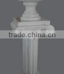 BEAUTIFUL ZIARAT WHITE MARBLE PEDESTALS thumbnail-2