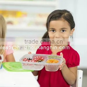 3-compartment Plasic Food Storage Lunch Box Container for Kids,Kids Plastic Lunch Box thumbnail-3