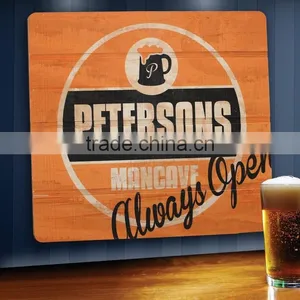 Personalized Pub Sign for Bar UV Printing on Wood thumbnail-1