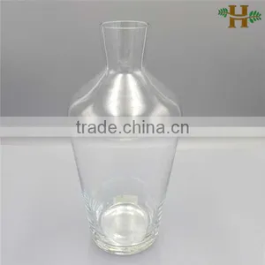 Hand Blown Clear Glass Flower Pots Wholesale thumbnail-1