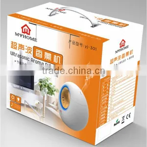 Tabletop White Natural Smart Touch Ultrasonic Essential Oil Air Purifier thumbnail-1