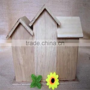 Wood Villa Building Kids Wood Building Kits Miniature Building Wood Prefab Building for Sale thumbnail-4