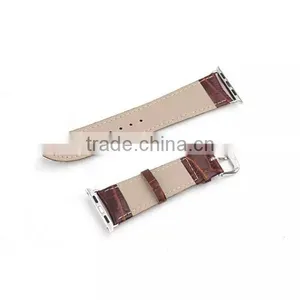 High Quality Crocodile Strap for Apple Watch, for Mens Watch New Watchband thumbnail-2