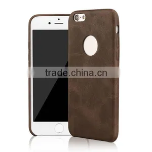 Wholesale Phone Cases for IPhone 6, Mobile Phone Leather Case Round Logo Hole Phone Shell for IPhone6 thumbnail-2