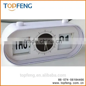 Flip-Date Retro Alarm Clock With Calendar/date Table Clock/table Alarm Clock thumbnail-1