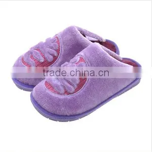 Wholesale Stock Small Order High Quality Coral Fleece Couple Thermal Shoes thumbnail-1