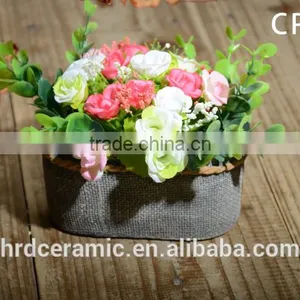 2016 Concrete Flower Plant Planter Colorful Decorative Cement Flower Pot thumbnail-6