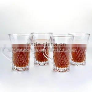 Machine Made Style Clear Glass Tea Cup For Tea thumbnail-3