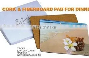 Cork & Fiberboard Pad for Dinner/coaster thumbnail-1