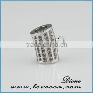 Small MOQ Fashion Micro Pave Tube for Bracelet thumbnail-1