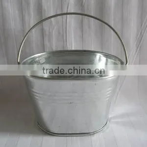 Stainless Steel Shiny Metal Planters thumbnail-1