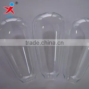 Led Lamps and Lanterns of Accessories Wholesale ST64 Transparent Lampshade 63 X24x120mm Moistureproof Waterproof Glass Lamp Shad thumbnail-1